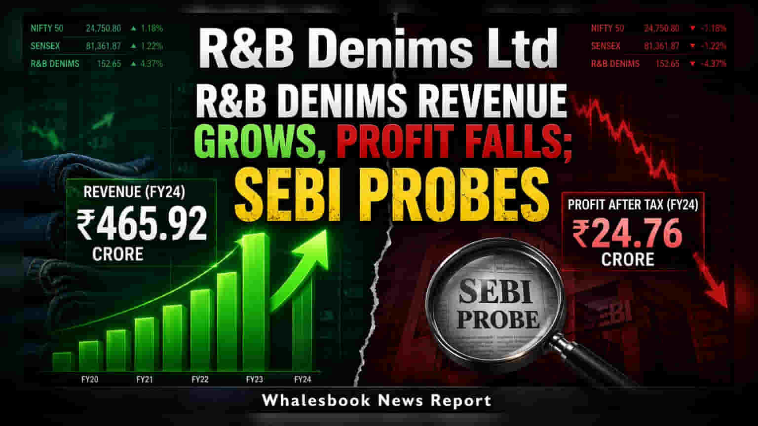 R&B Denims FY26 Revenue Up 27% But Profit Dips Amid SEBI Probe