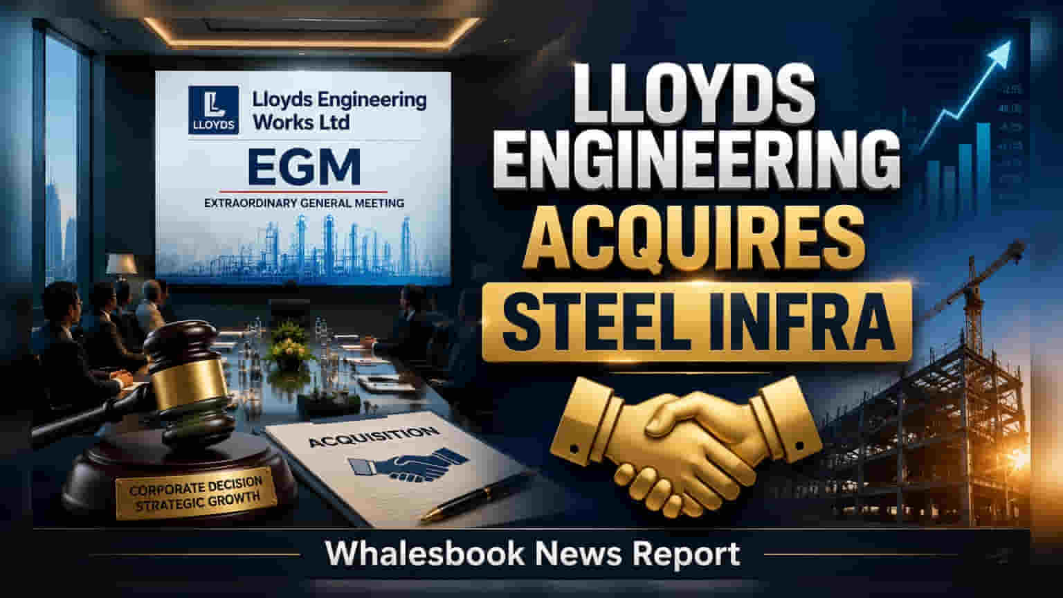 Lloyds Engineering Works: સ્ટીલ ઈન્ફ્રા અધિગ્રહણ અને પ્રિફરન્શિયલ ઈશ્યૂ માટે EGMમાં મંજૂરીની માંગ