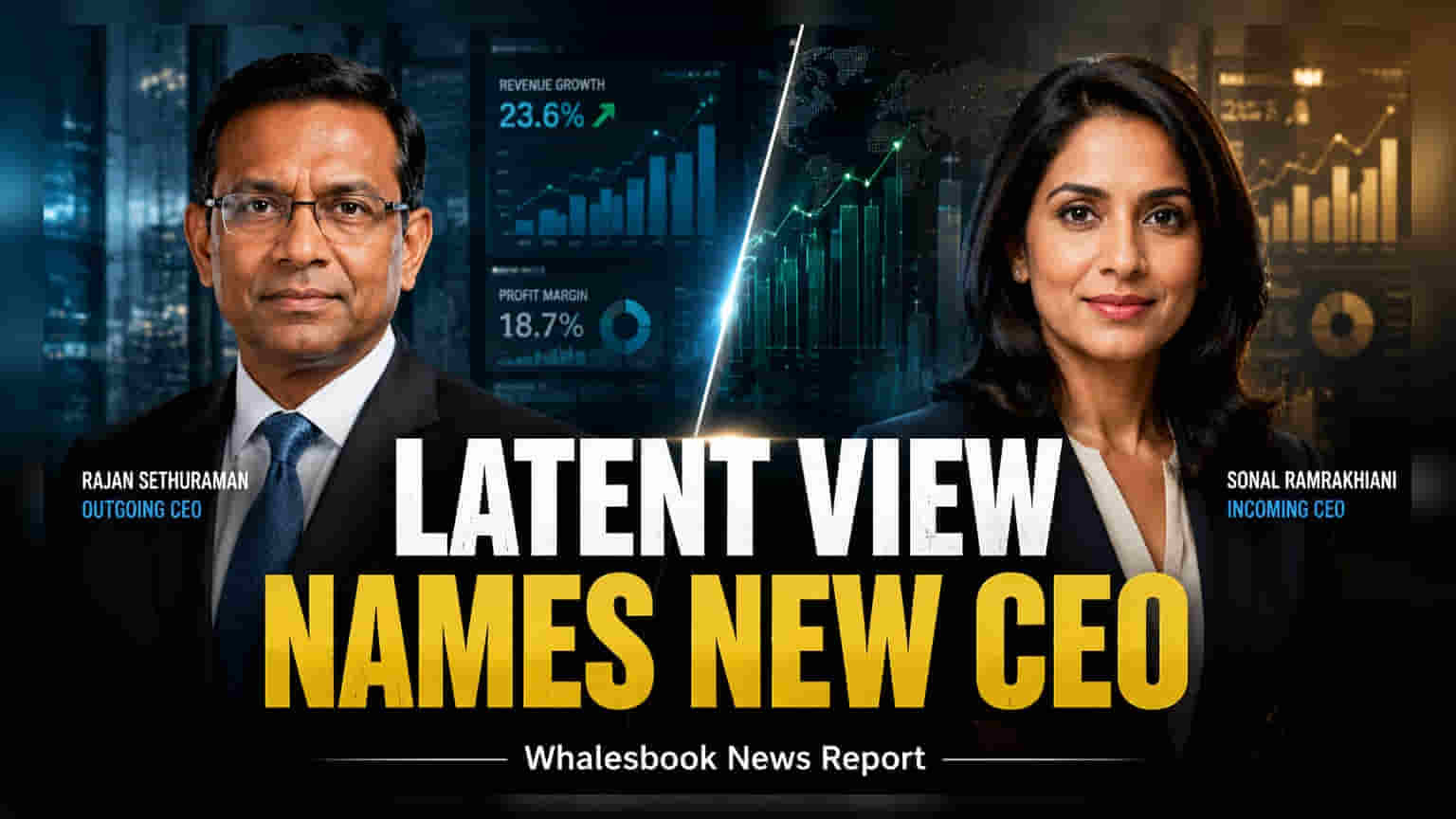 Latent View Analytics: સોનલ રામરાખિયાની CEO બનશે, રાજન સેથુરામન બનશે સ્ટ્રેટેજિક એડવાઈઝર