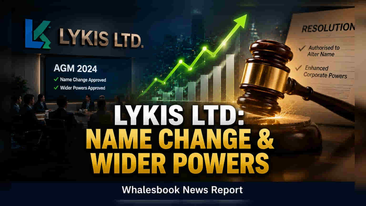 Lykis Ltd Approves Name Change, Expands Financial Powers at AGM