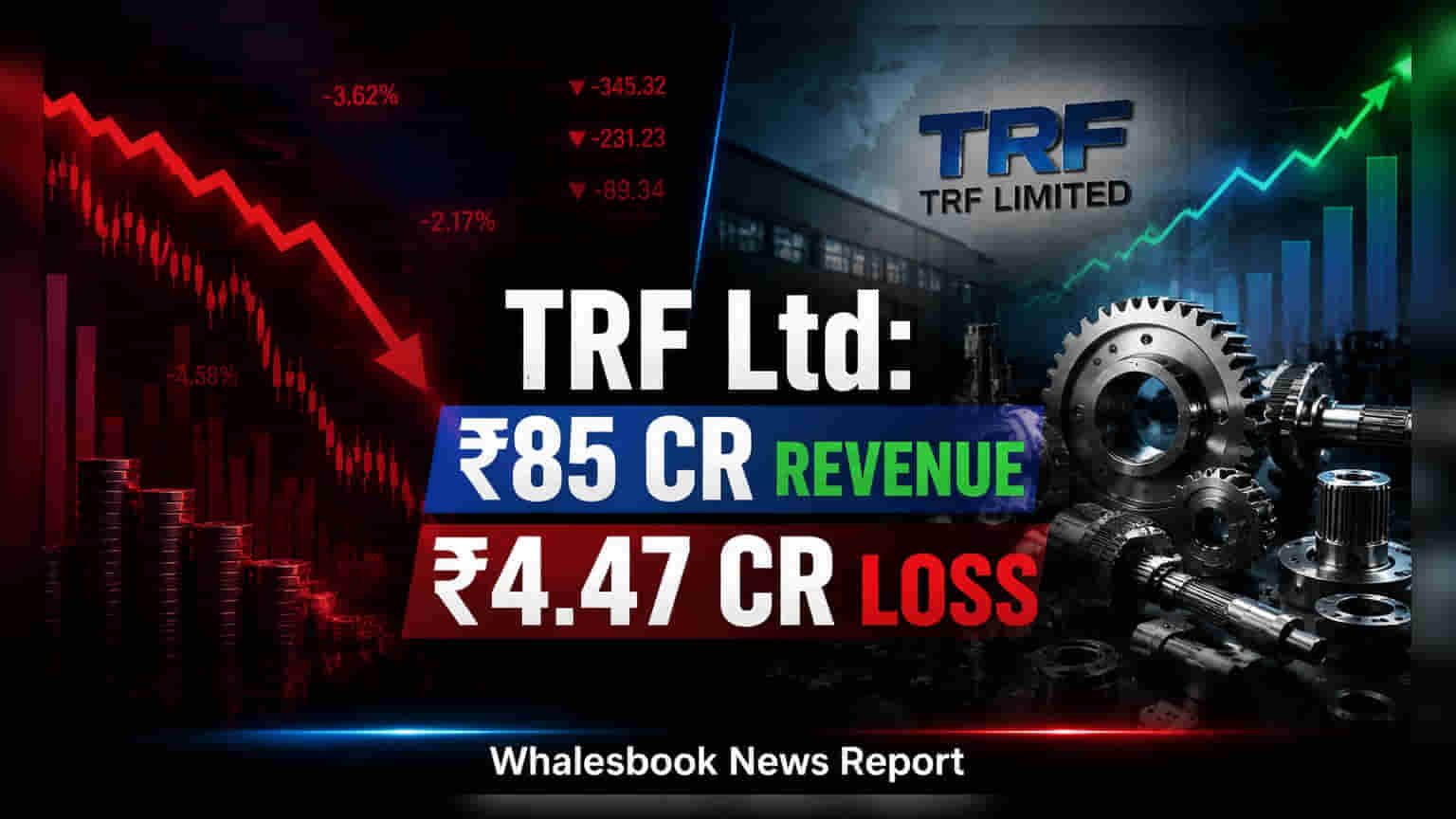 TRF Ltd Posts Standalone Revenue of ₹85 Cr, Reports ₹4.47 Cr Consolidated Loss