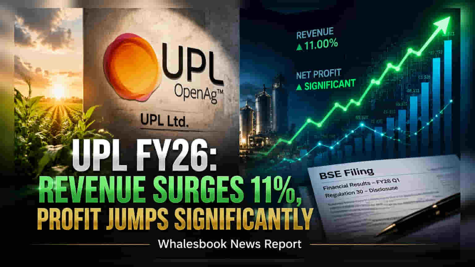 UPL Ltd Share Price: રોકાણકારોને ખુશખબર! FY26 માં કમાણીમાં મોટો ઉછાળો, શેર ₹51,839 કરોડની રેવન્યુ સાથે ₹2,220 કરોડનો નેટ પ્રોફિટ