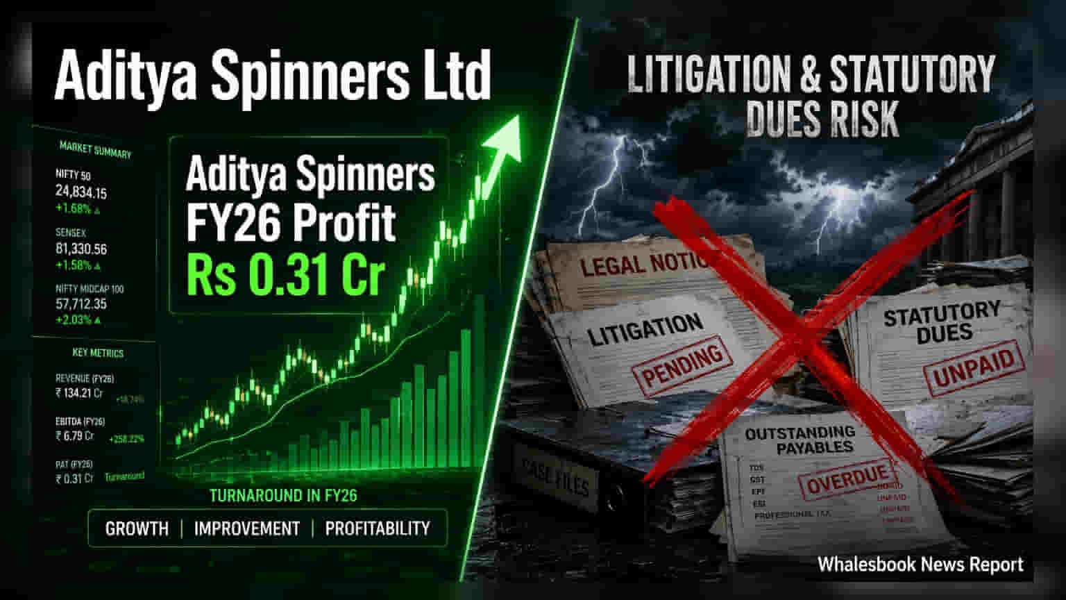Aditya Spinners FY26: घाटे से मुनाफे में लौटी कंपनी, ₹0.31 करोड़ का नेट प्रॉफिट दर्ज