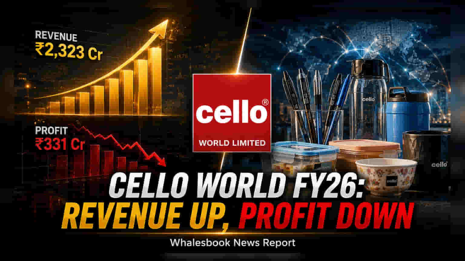 Cello World: रेवेन्यू बढ़ा, पर मुनाफे में आई गिरावट! डिविडेंड का ऐलान