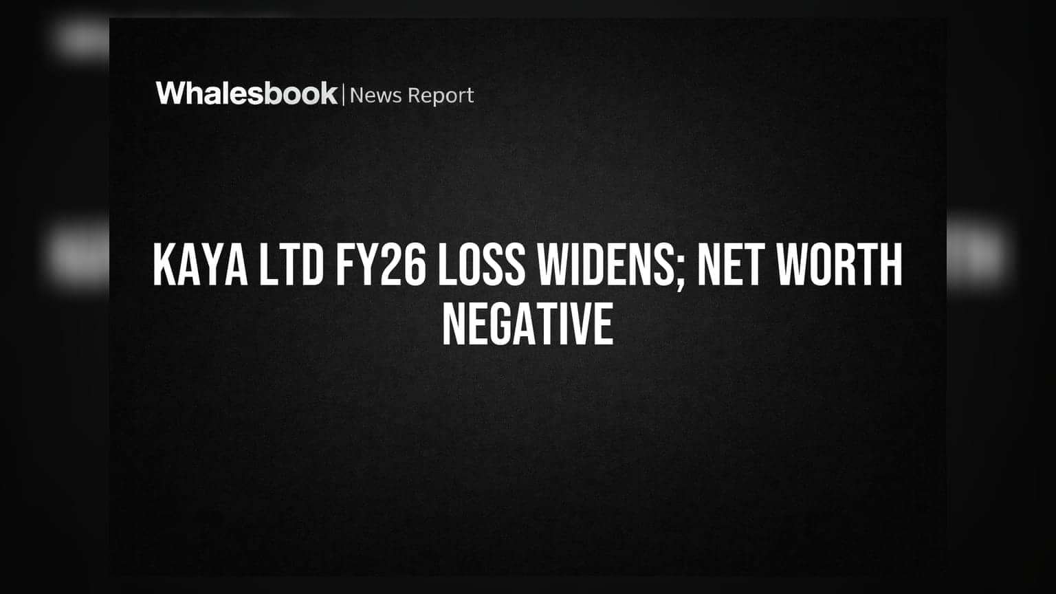 Kaya Ltd FY26 Sees Wider Net Loss at ₹96 Crore on ₹222 Crore Revenue