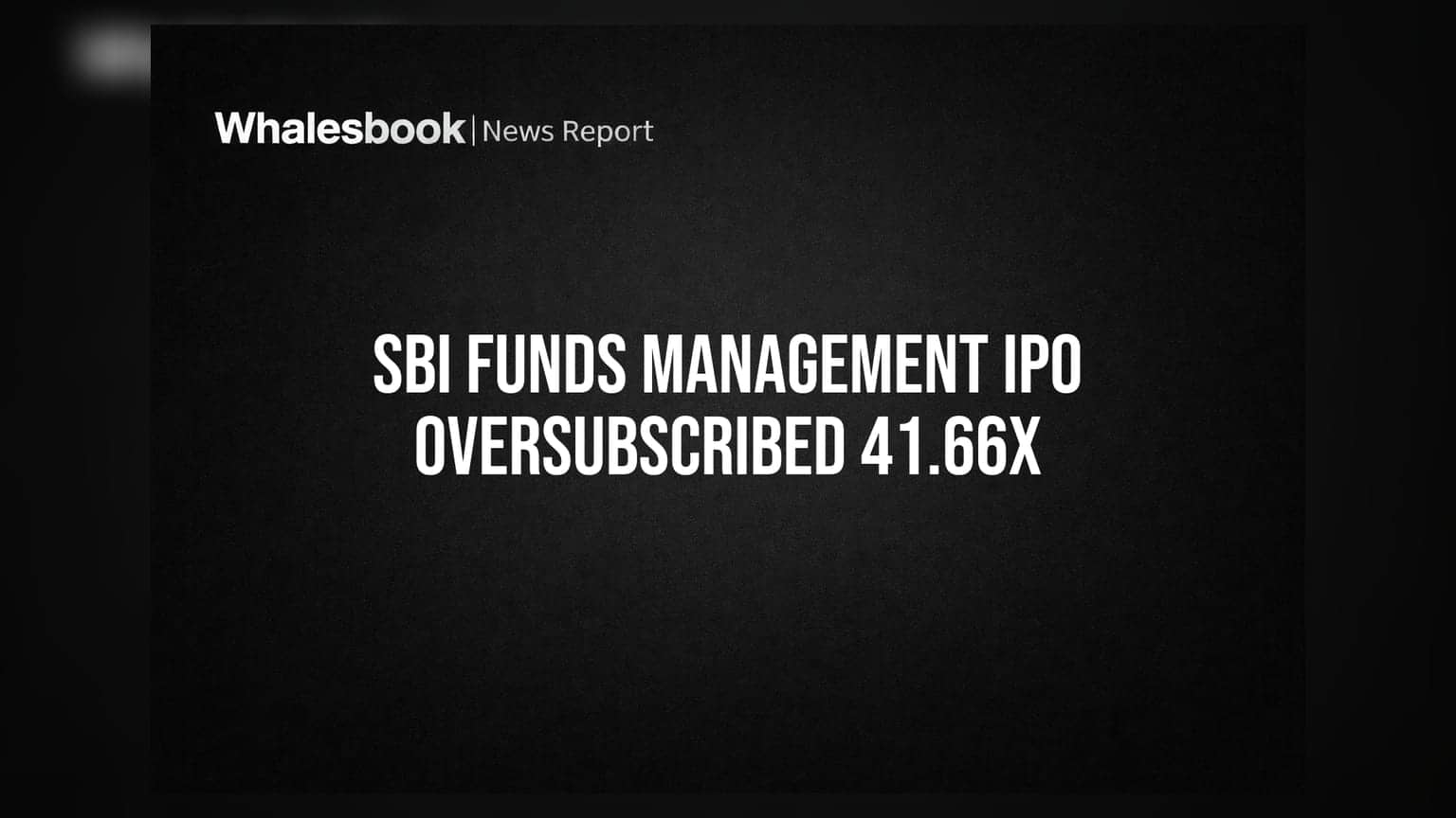 SBI Funds Management IPO: ਨਿਵੇਸ਼ਕਾਂ ਨੇ ਲਗਾਈ 41.66 ਗੁਣਾ ਬੋਲੀ, BSE ਤੇ NSE 'ਤੇ ਹੋਈ ਲਿਸਟਿੰਗ