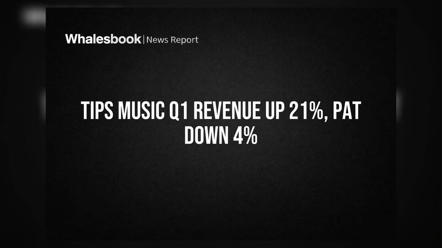 Tips Music Ltd Q1 FY27 Revenue Jumps 21% To ₹106.51 Crore; PAT Dips 4%