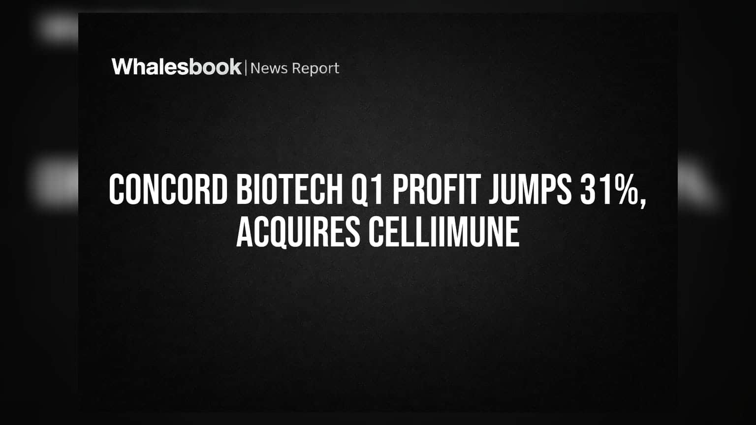 Concord Biotech च्या नफ्यात **31%** वाढ, नवीन कंपनीचे अधिग्रहण पूर्ण