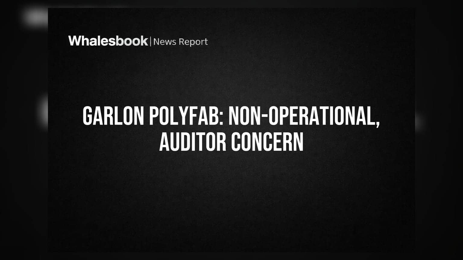 Garlon Polyfab: १९९८ पासून कंपनी बंद! ऑडिटरची गंभीर चिंता, शेअर ट्रेडिंग बंद