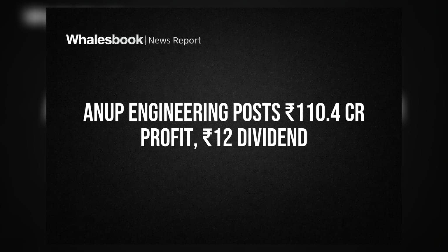 Anup Engineering Share Price: કંપનીએ કર્યો ₹110.4 કરોડનો નફો, રોકાણકારોને મળશે ₹12 ડિવિડન્ડ
