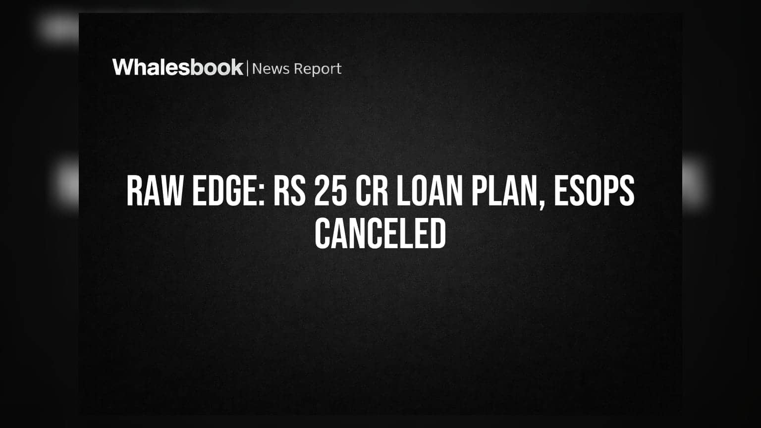 Raw Edge Industrial Solutions proposes Rs 25 crore RPT loans, cancels ESOPs