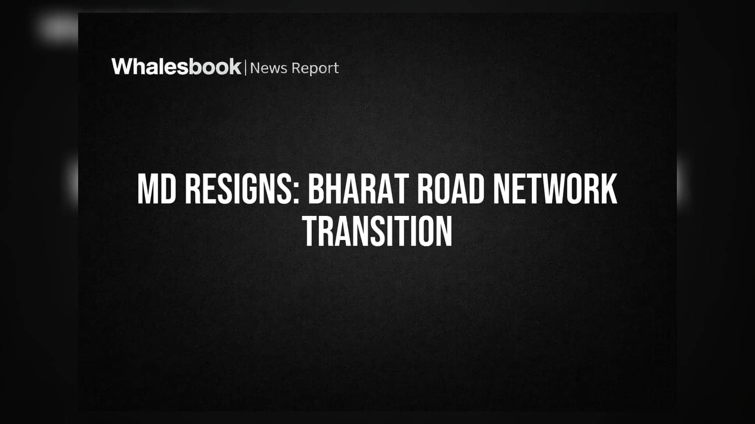 Bharat Road Network: MD અમિતાભ કુમાર ઝા એ રાજીનામું આપ્યું