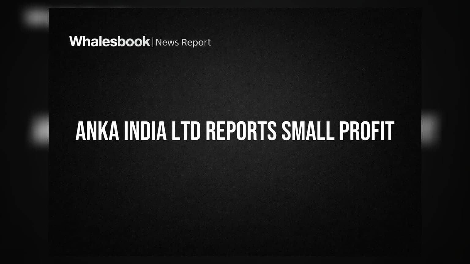 Anka India Ltd Q1 FY27: નફામાં નજીવો વધારો, રોકાણકારો માટે ચિંતાનો વિષય