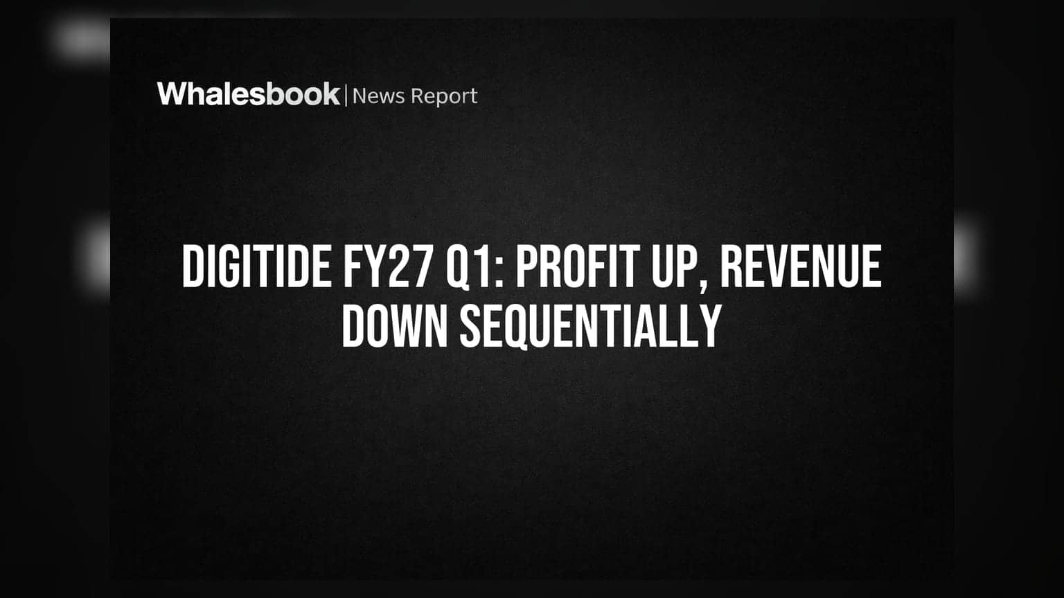 Digitide Solutions Q1 FY27: Profit Returns, Revenue Dips 3.1% Sequentially