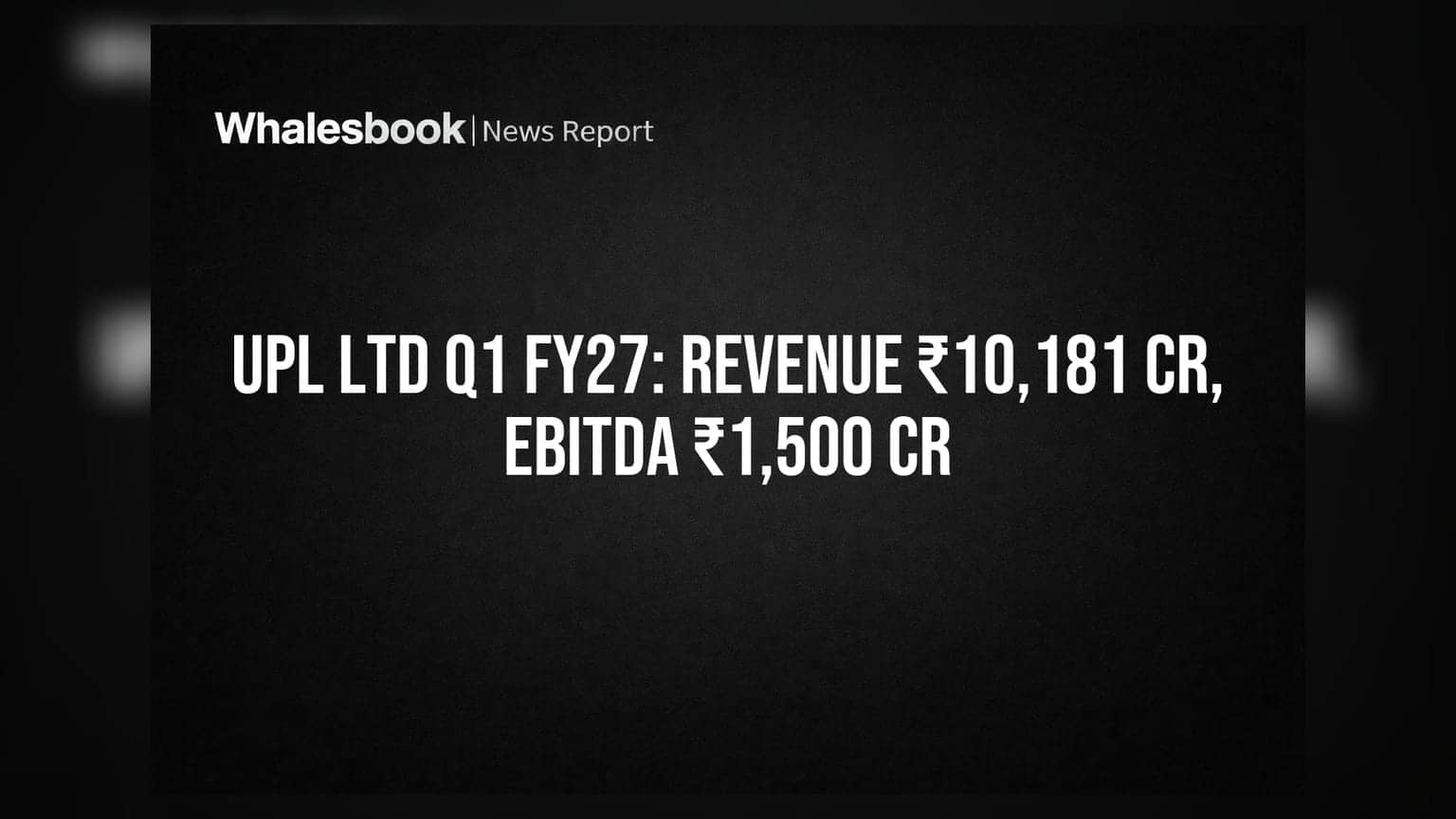 UPL Ltd शेअरमध्ये तेजी! पहिल्या तिमाहीत कमाईत **10%** वाढ, EBITDA **15%** वाढला