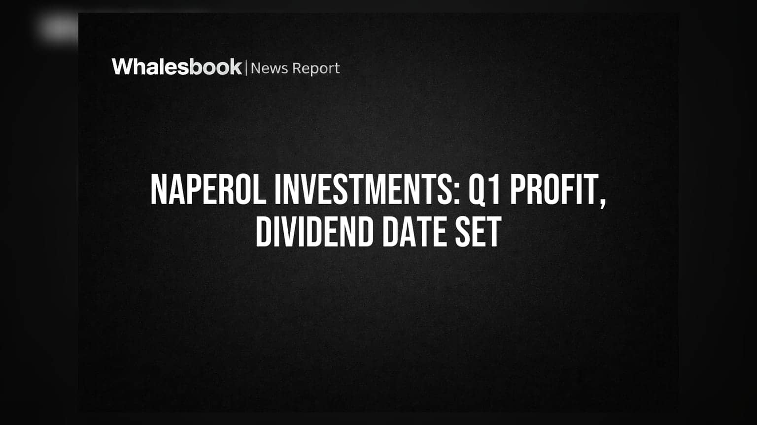Naperol Investments Posts ₹0.18 Cr Profit, Sets Dividend Record Date
