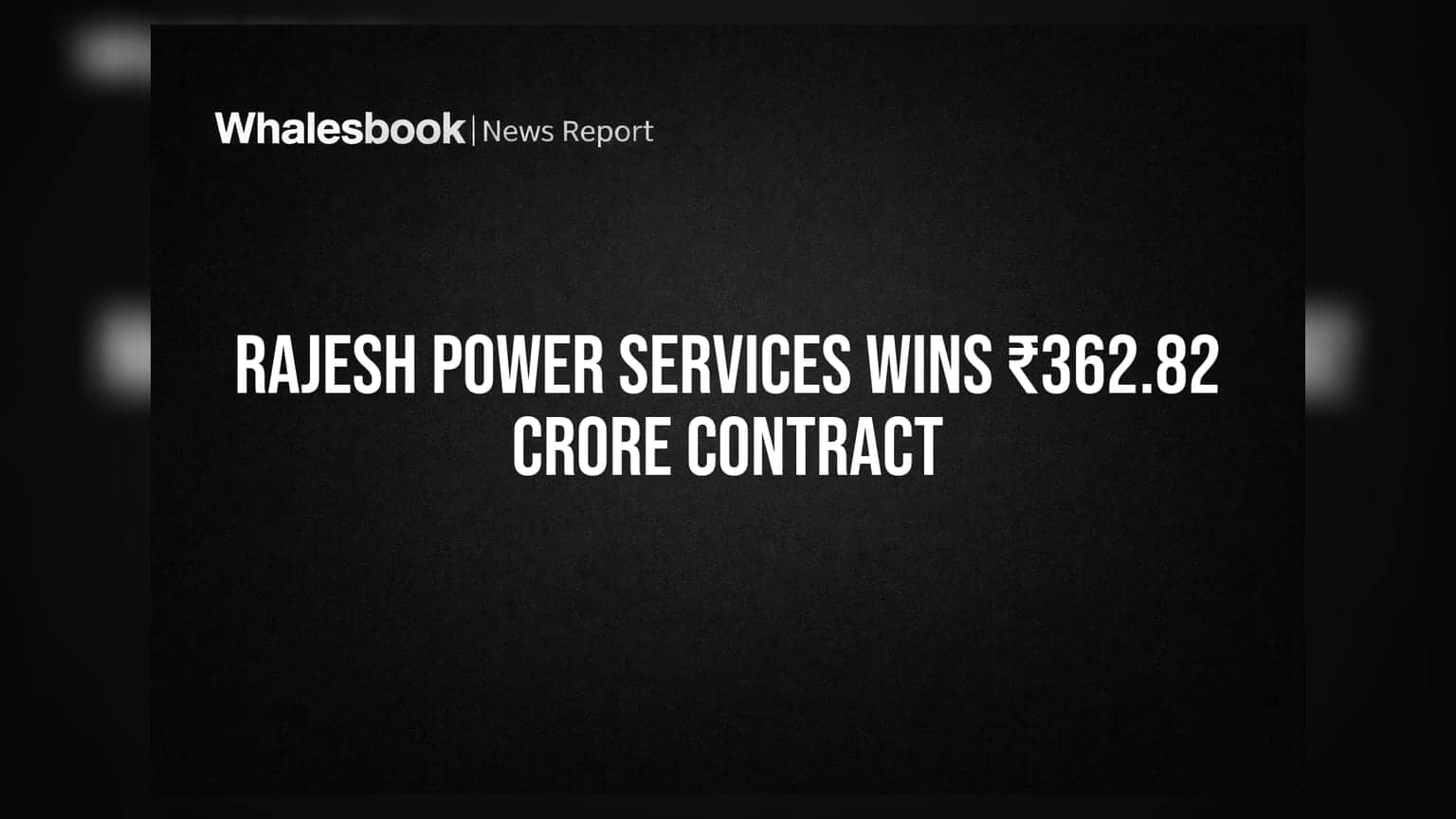 Rajesh Power Services Secures ₹362.82 Crore Turnkey Contract from PGVCL