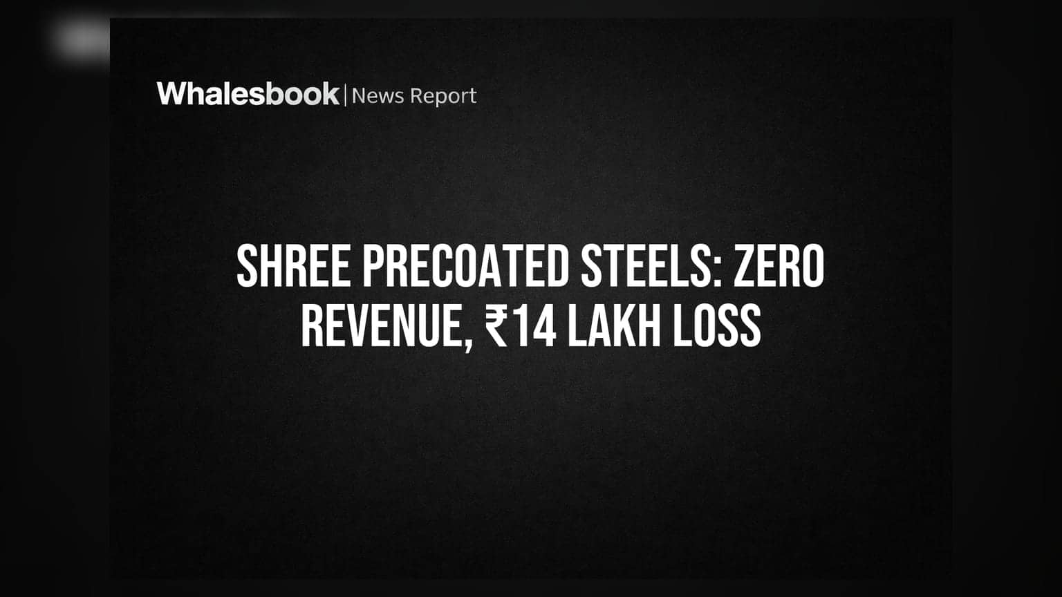 Shree Precoated Steels: लगातार घाटा और शून्य कमाई! ऑडिटर ने जताई कंपनी के भविष्य पर चिंता