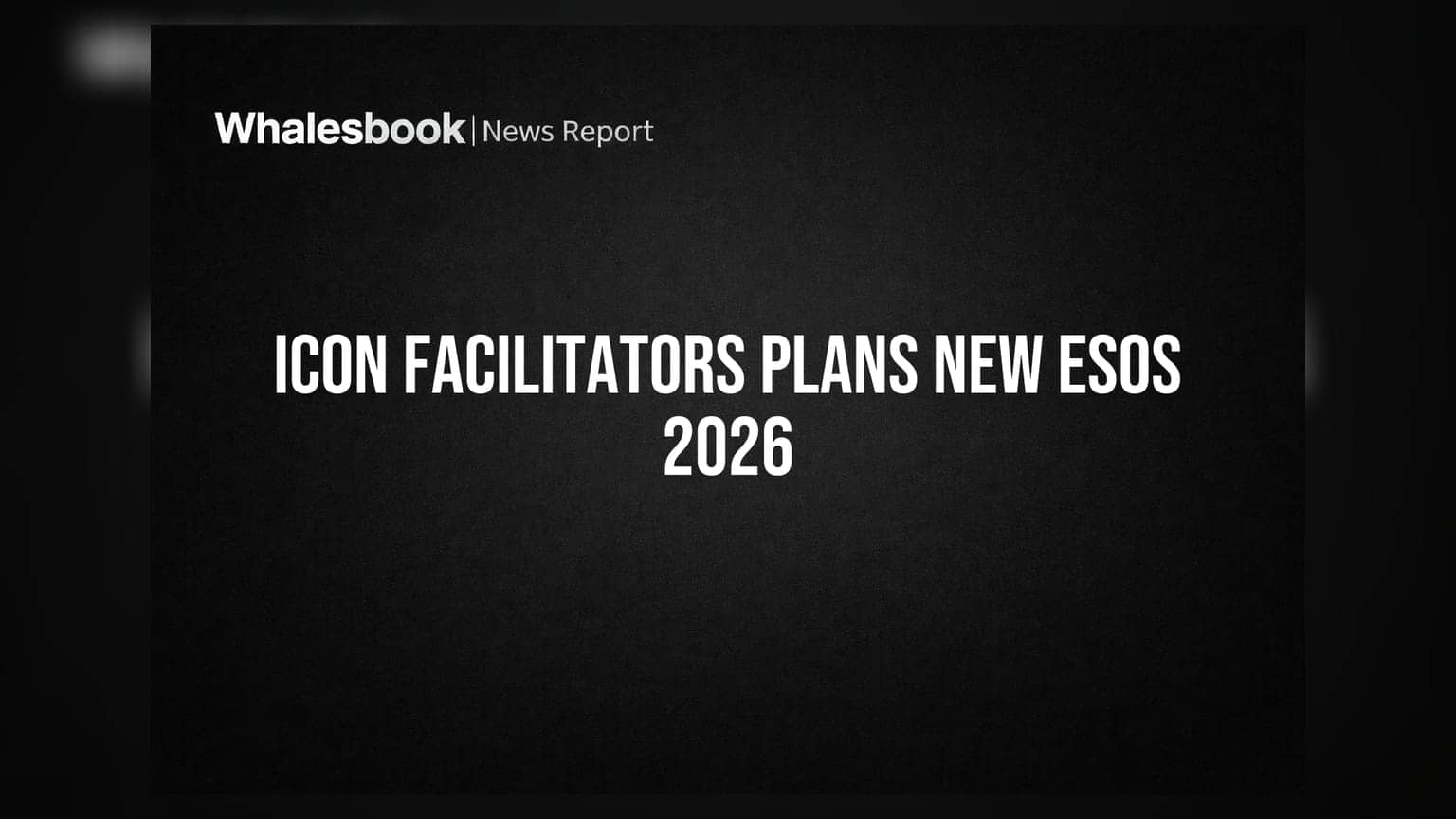 Icon Facilitators seeks shareholder nod for new Employee Stock Option Scheme 2026