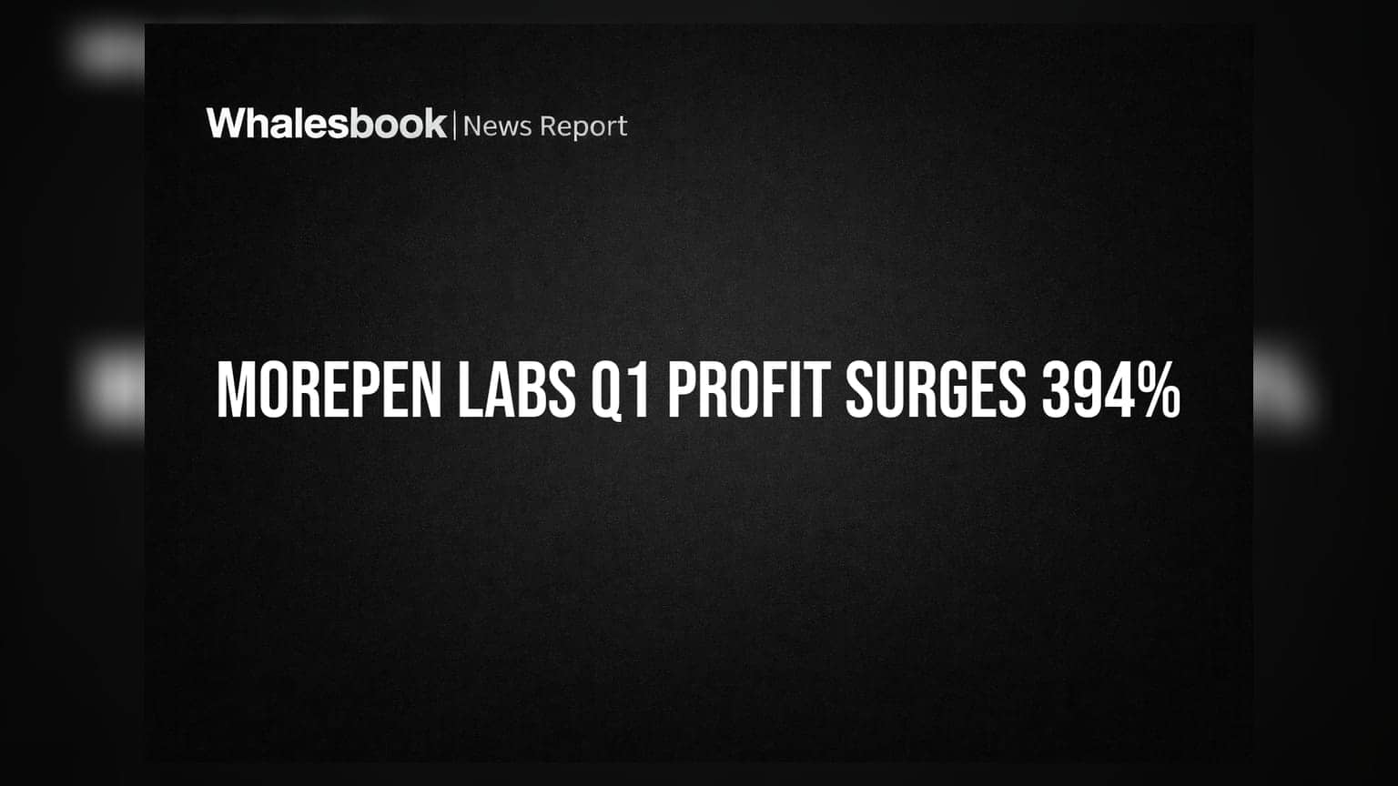 Morepen Labs Q1 FY27 Profit Soars 394% to Rs. 56.35 Cr on 34% Revenue Growth