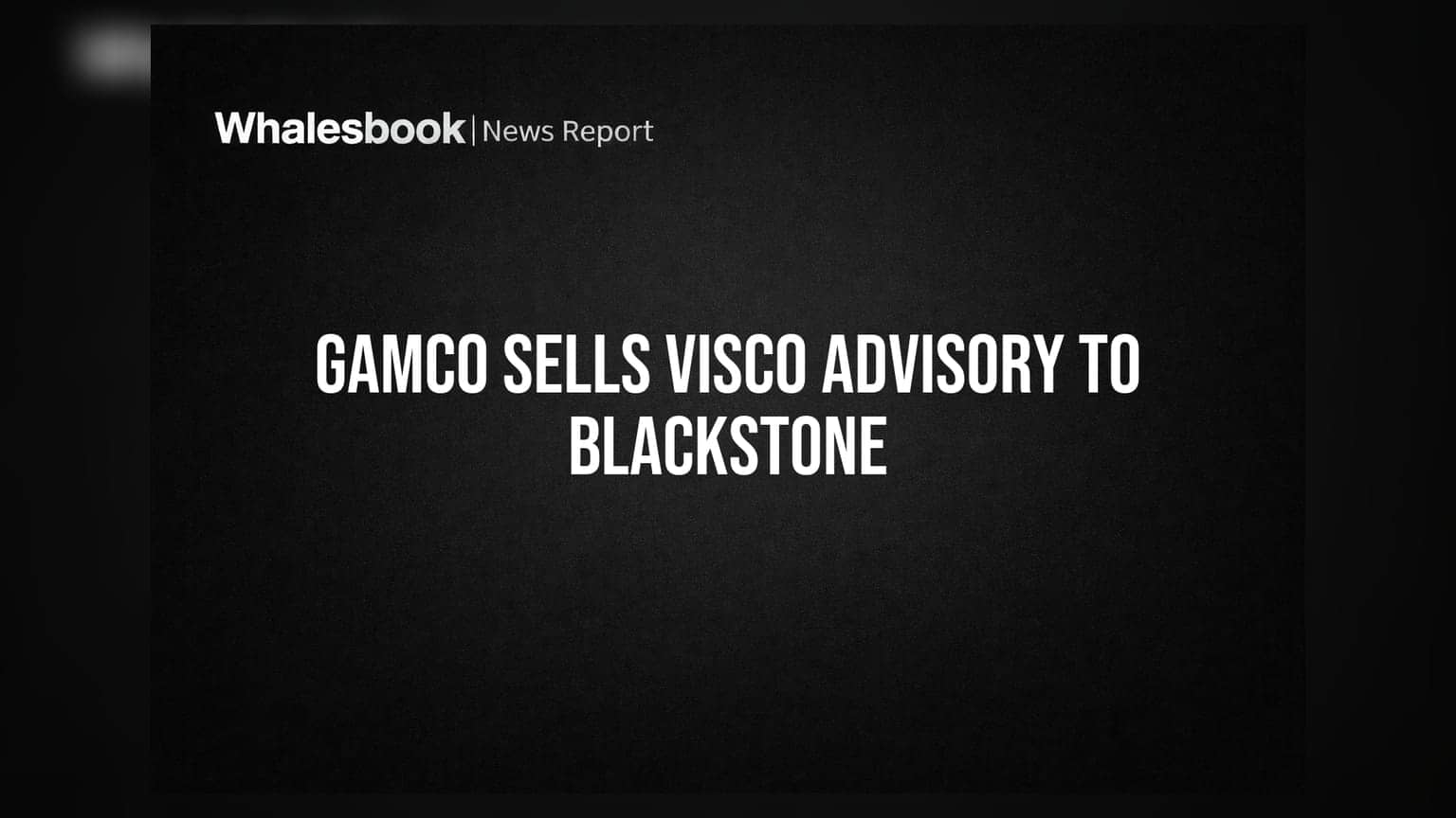 Gamco Ltd ਨੇ ਆਪਣੀ ਸਹਾਇਕ ਕੰਪਨੀ Visco Advisory ਨੂੰ ₹15.8 ਕਰੋੜ ਵਿੱਚ ਵੇਚਿਆ