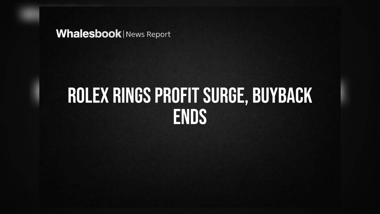 Rolex Rings Returns to Profitability in Q1 FY27, Completes Share Buyback