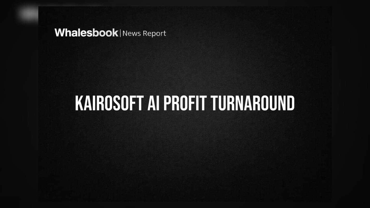 Kairosoft AI Solutions Posts Profit of ₹0.08 Crore, Revenue at ₹0.33 Crore