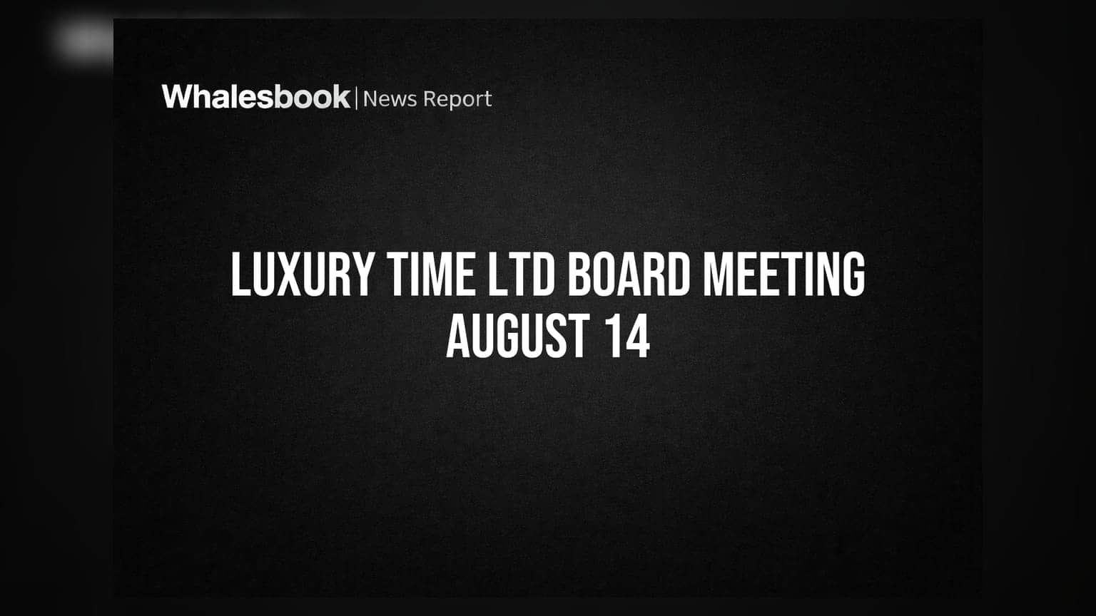 Luxury Time Ltd: IPO फंड के इस्तेमाल में बदलाव पर बोर्ड मीटिंग आज, शेयर पर नजर