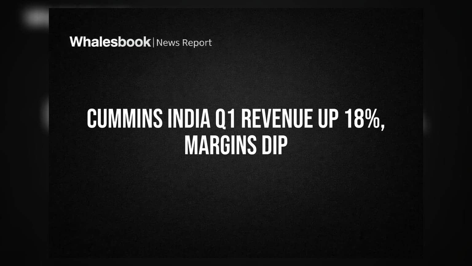 Cummins India Q1 FY27: रेवेन्यू **18%** बढ़कर **₹3,375 करोड़** पर, लेकिन मार्जिन पर दबाव