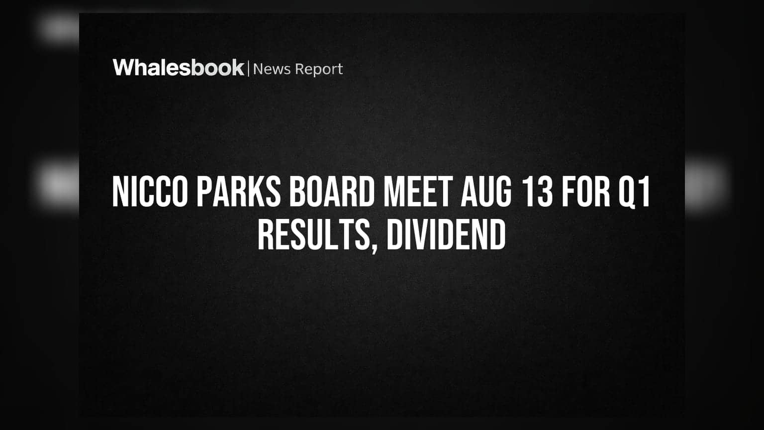 Nicco Parks Share Price: Q1 Results અને Interim Dividend પર આજે થશે નિર્ણય, શેરધારકોને મળી શકે મોટી ભેટ