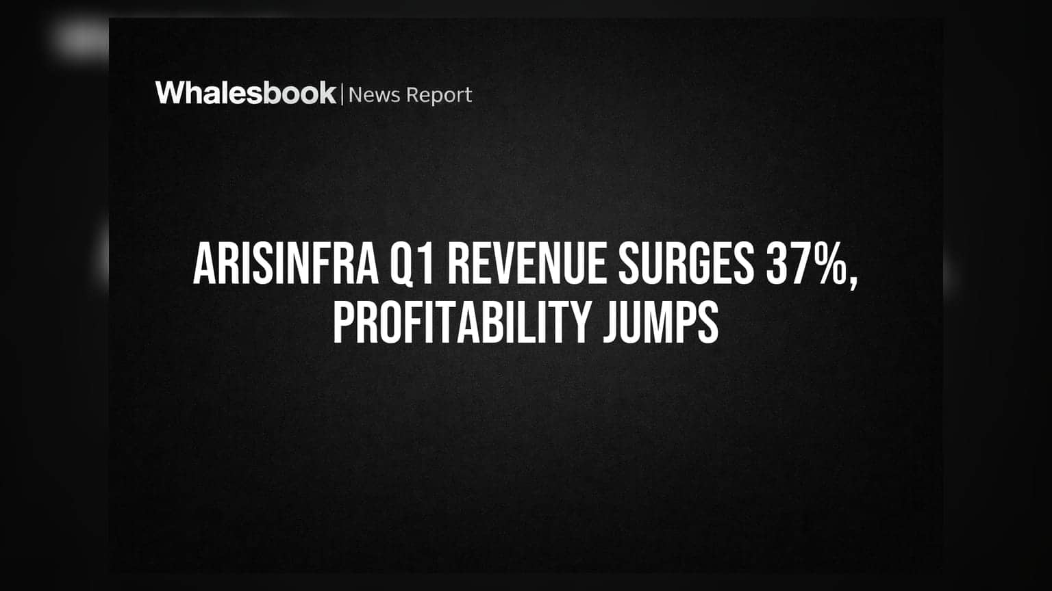 ArisInfra Solutions के शेयर चमके: Q1-FY27 में रेवेन्यू **37%** बढ़ा, कंपनी हुई मुनाफे में