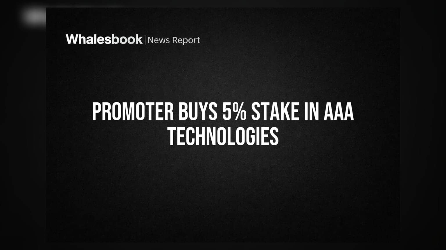 AAA Technologies: ਪ੍ਰਮੋਟਰ ਗਰੁੱਪ ਨੇ ਖਰੀਦੀ 5% ਹਿੱਸੇਦਾਰੀ, ਕੰਪਨੀ 'ਤੇ ਵਧਿਆ ਭਰੋਸਾ