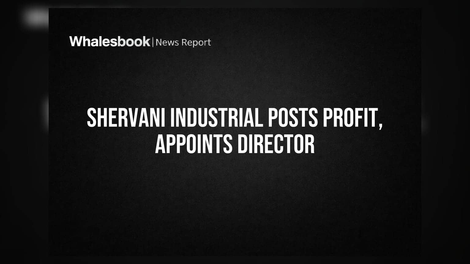 Shervani Industrial Syndicate: પ્રોફિટમાં કમબેક, નવા એક્ઝિક્યુટિવ ડિરેક્ટરની નિમણૂક