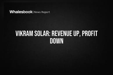 Vikram Solar Revenue Up, Profit Plummets Amidst Capacity Expansion Plans