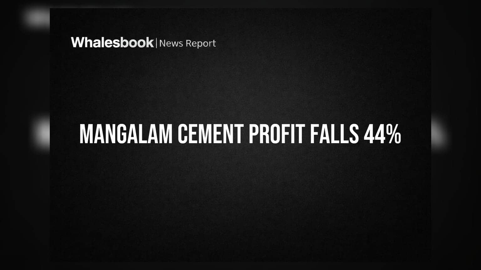 Mangalam Cement Q1 Results: નફામાં **44%** નો ઘટાડો, રેવન્યુ ₹455 કરોડ પર.