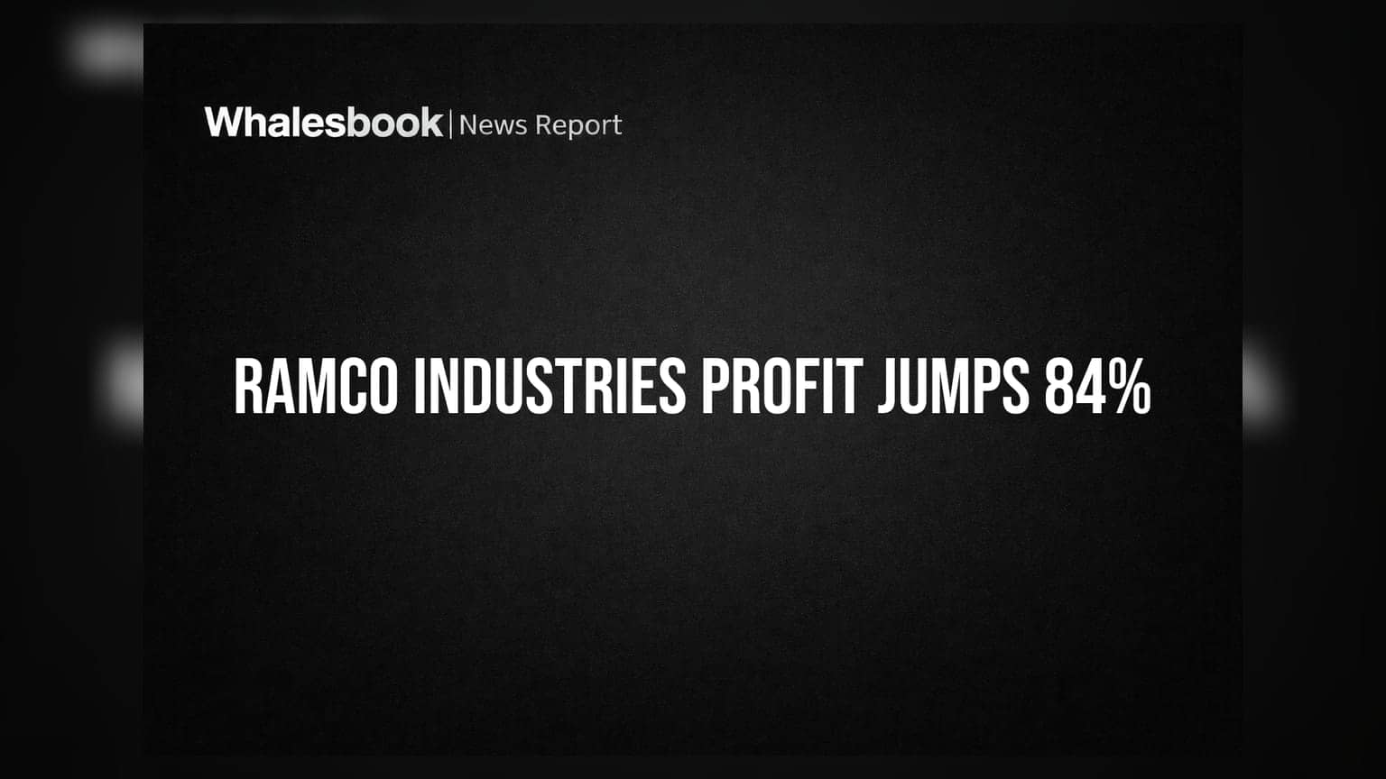 Ramco Industries Q1 FY27 Profit Surges 84% to ₹79.21 Crore