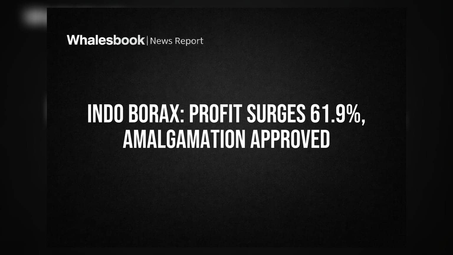 Indo Borax Chemicals: કમાણીમાં 61.9% નો ધમાકેદાર ઉછાળો, ₹16.25 કરોડનો ચોખ્ખો નફો