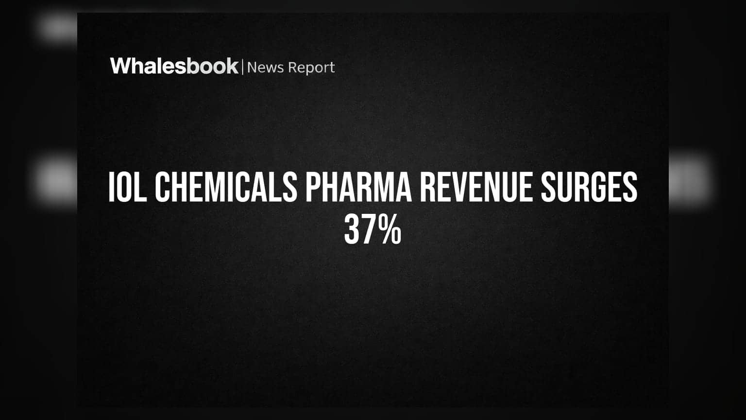 IOL Chemicals & Pharma Q1 FY27 Revenue Jumps 37% to ₹756 Crore
