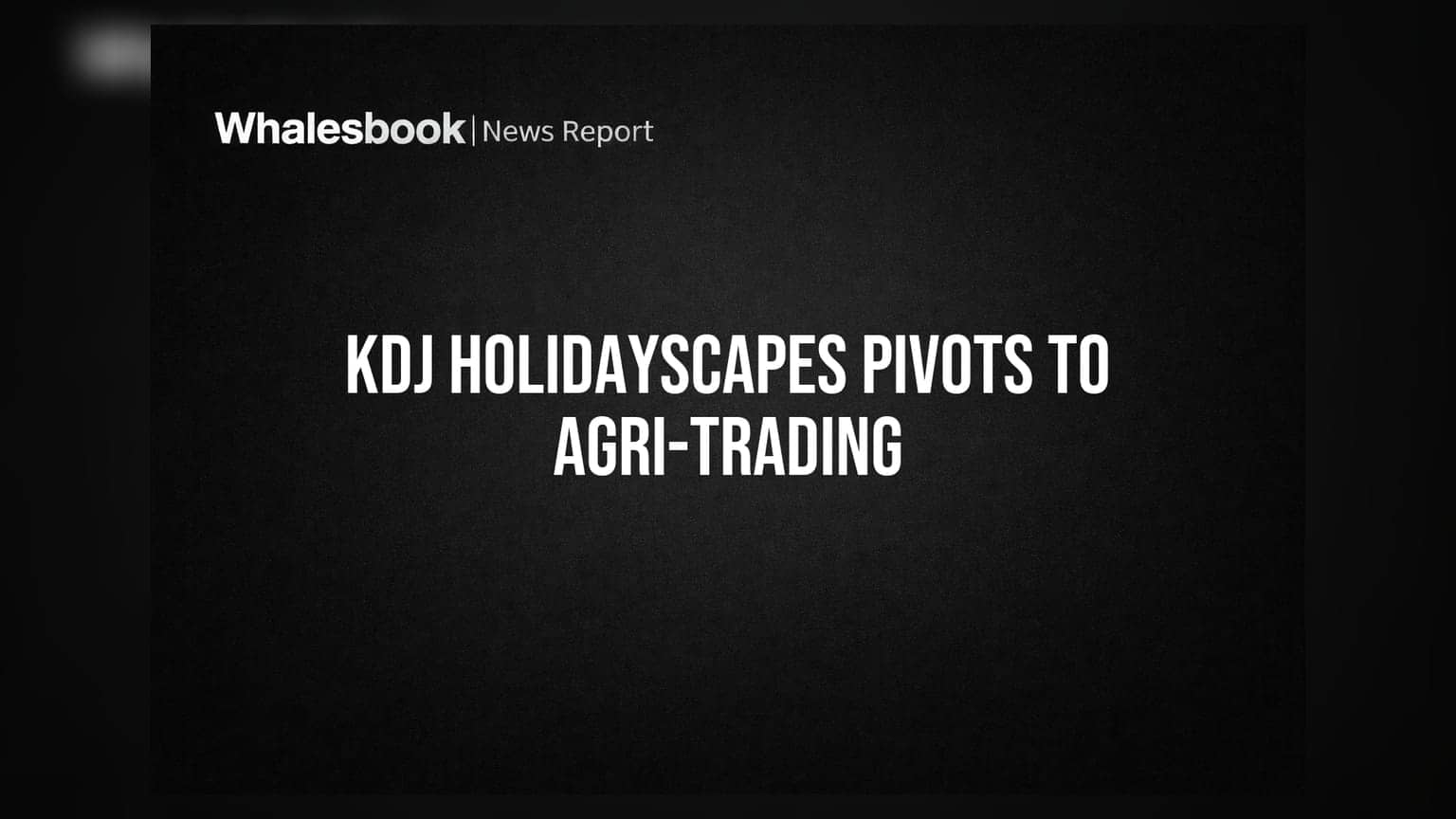 KDJ Holidayscapes ਦਾ ਵੱਡਾ ਫੈਸਲਾ: ਹੁਣ ਹੋਟਲ ਨਹੀਂ, ਖੇਤੀ ਵਪਾਰ 'ਚ ਕਮਾਏਗੀ ਪੈਸਾ!