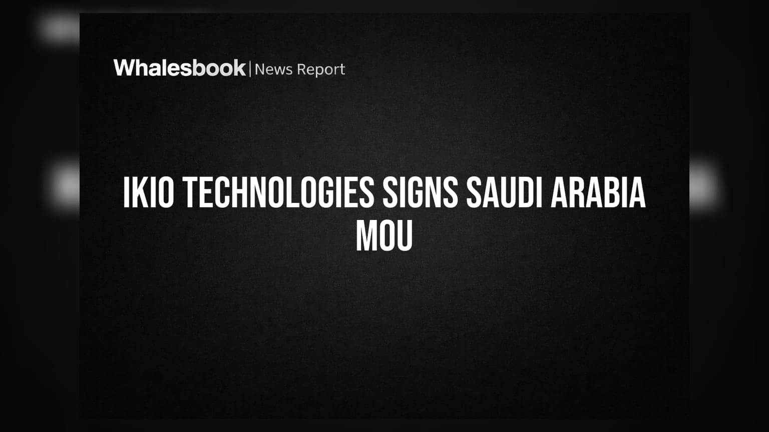 IKIO Technologies Saudi Arabia માં લાઇટિંગ સોલ્યુશન્સ માટે Frontline Solutions સાથે MoU