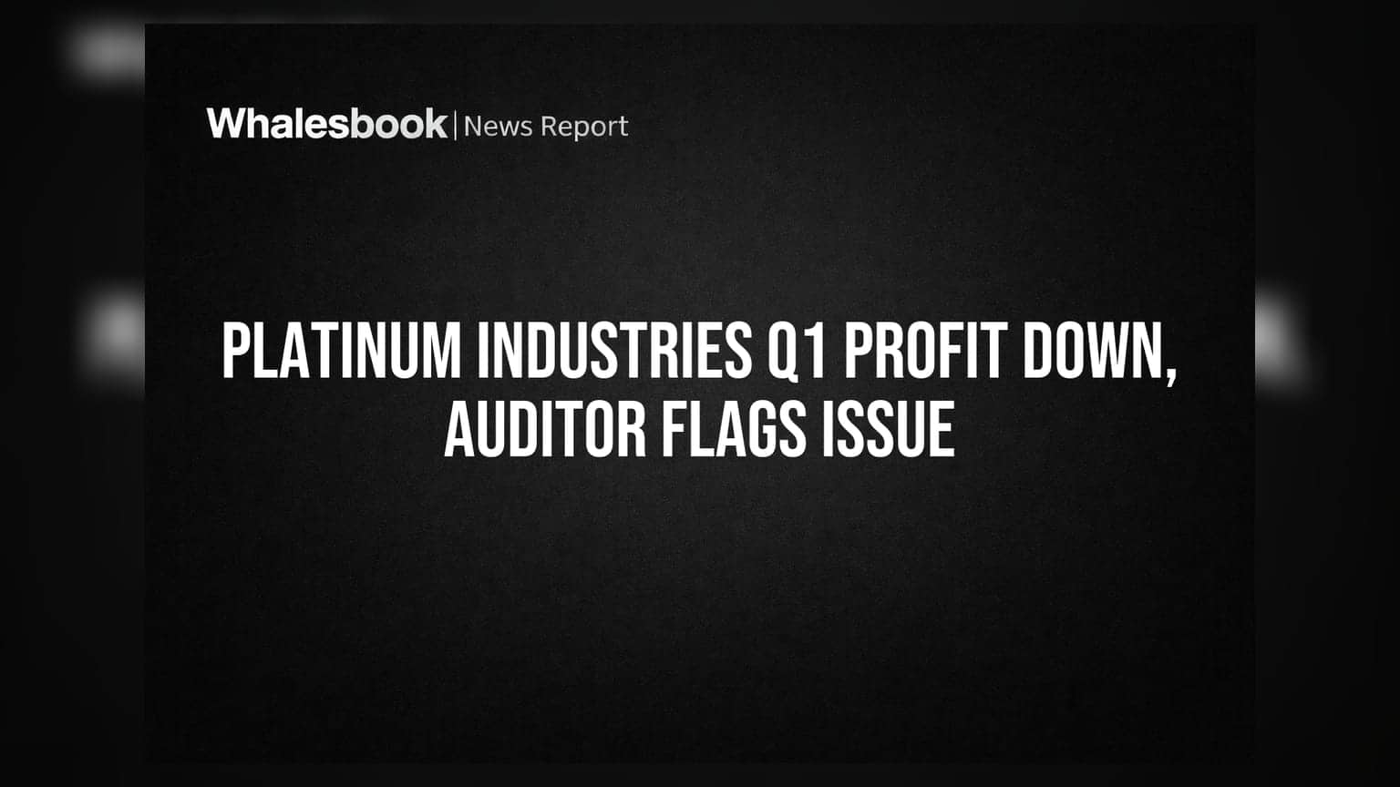 Platinum Industries Q1 FY27 Revenue Falls to ₹108.94 Cr, Profit ₹11.13 Cr