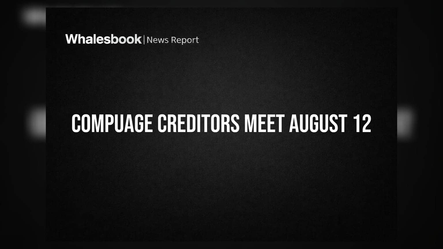 Compuage Infocom: 27th Creditors Meeting Set for August 12