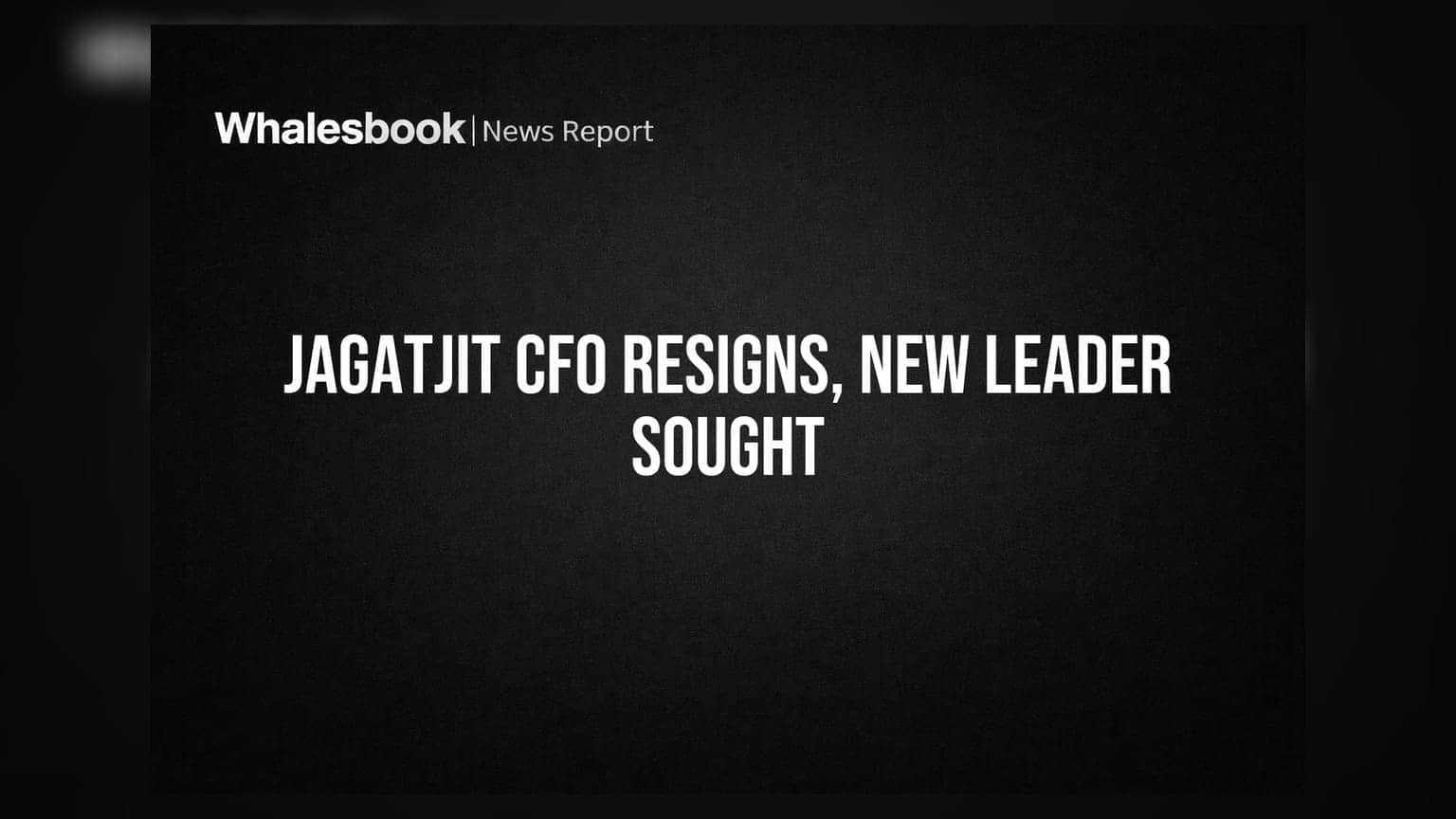 Jagatjit Industries: CFO अनिल सिंघल यांचा राजीनामा, नवीन उत्तराधिकाऱ्याची प्रतीक्षा