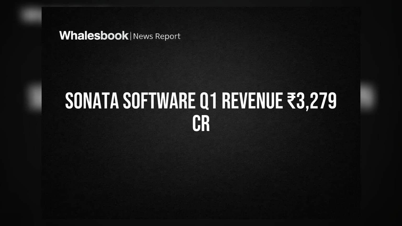 Sonata Software: Q1 FY27 'ਚ ਕਮਾਈ ₹3,279 ਕਰੋੜ, ਪਰ ਪ੍ਰੋਫਿਟ 'ਚ ਆਈ ਗਿਰਾਵਟ