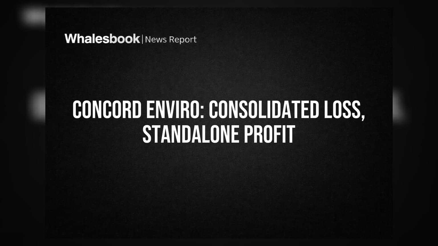 Concord Enviro Q1 FY27: Consolidated Loss Rs 17.57 Cr, Standalone Profit Rs 0.31 Cr