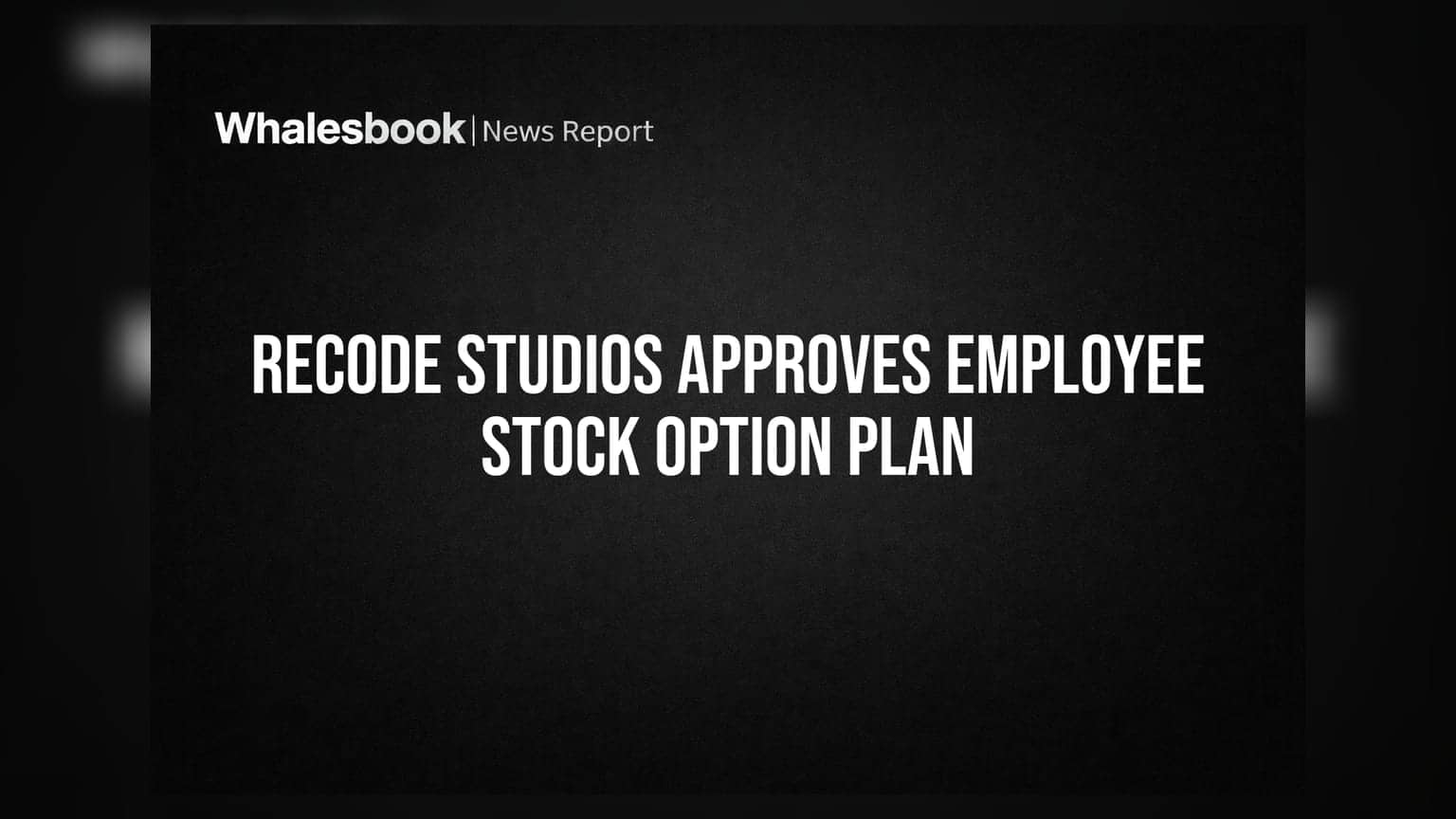 Recode Studios Ltd Adopts ESOP Plan 2026 for 3 Lakh Options