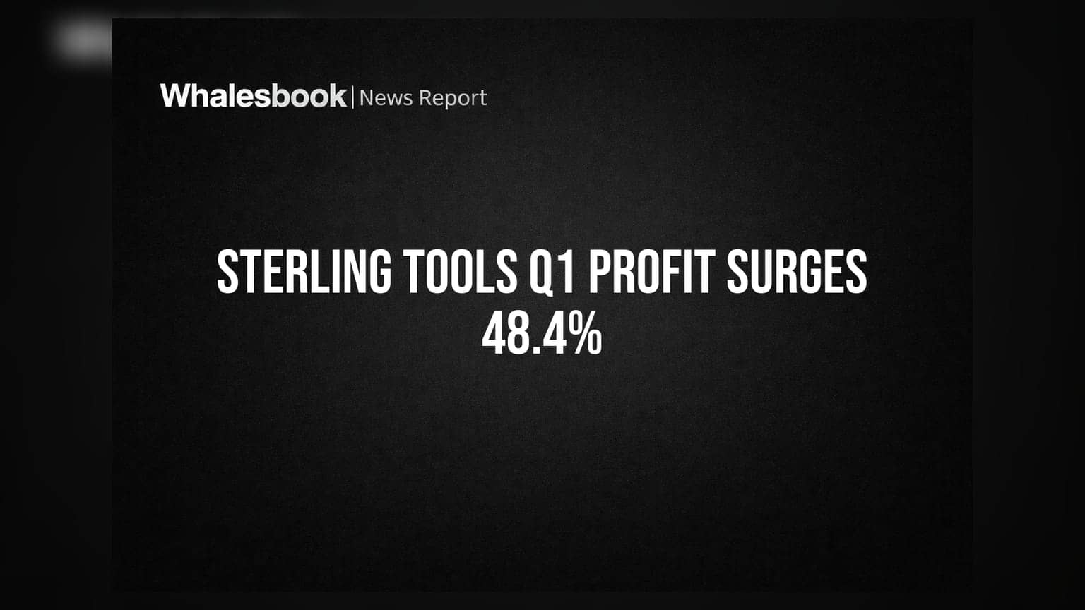 Sterling Tools Q1 FY27 Profit Up 48.4% to ₹16.4 Cr, EV Business Targets Breakeven