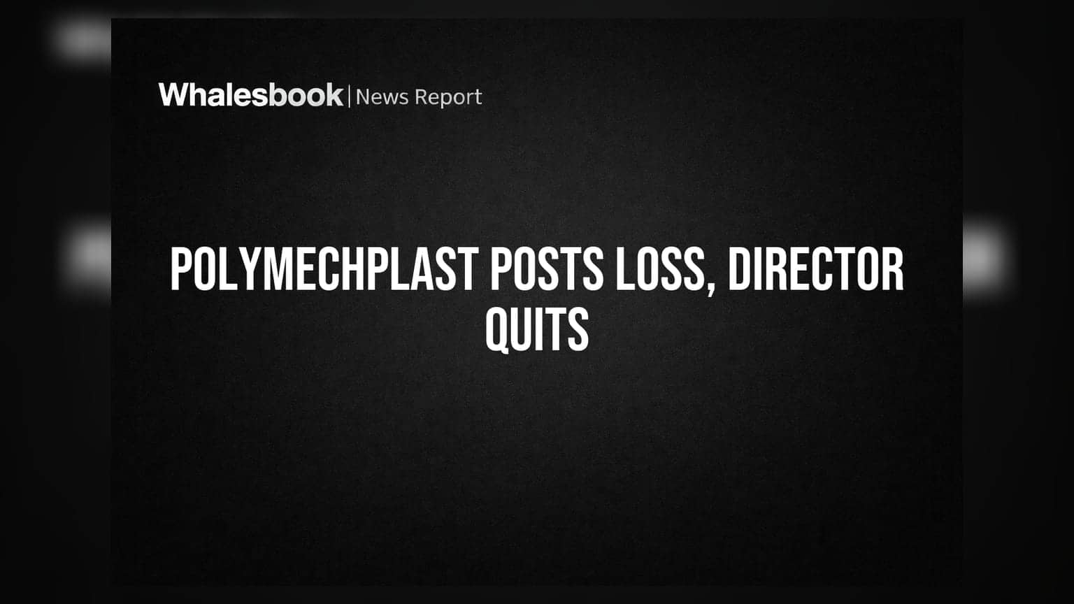 Polymechplast Machines Ltd Reports Net Loss for Q1 FY27, Independent Director Resigns