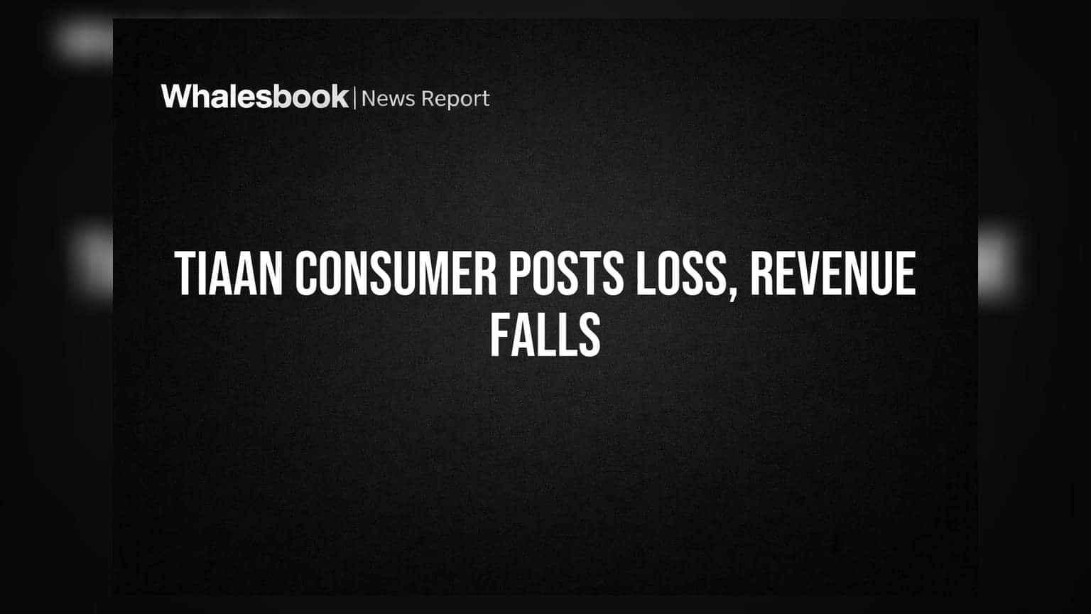 Tiaan Consumer Ltd Q1 FY27 Posts ₹0.04 Crore Net Loss, Revenue Drops