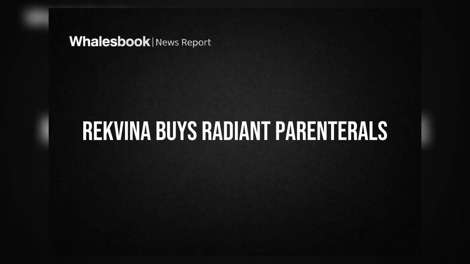 Rekvina Laboratories ਵੱਲੋਂ Radiant Parenterals ਦੀ ਸ਼ੇਅਰ ਬਦਲੇ ਖ਼ਰੀਦ, ਬਾਜ਼ਾਰ 'ਚ ਫੈਲੀਆਂ ਖਬਰਾਂ